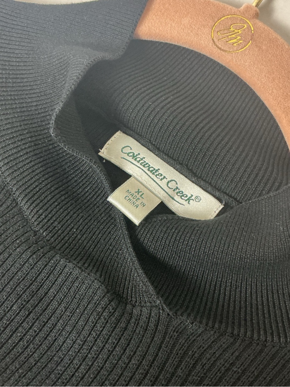 Coldwater Creek Black Sweater Women’s Size XL - Picture 3 of 4